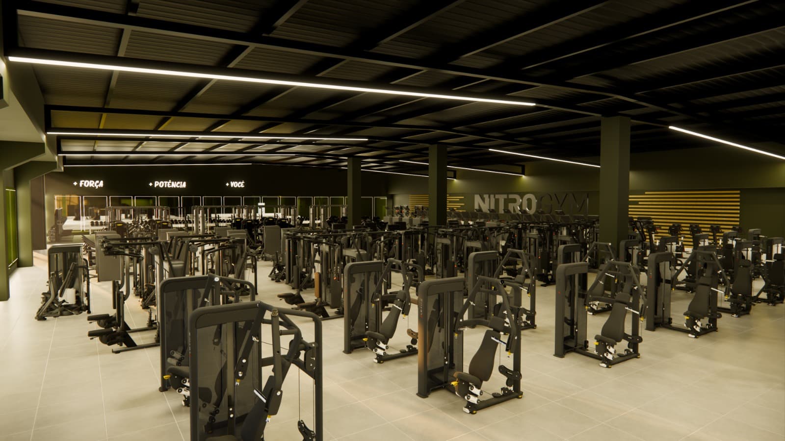 Ambiente interno de projeto Nitrogym
