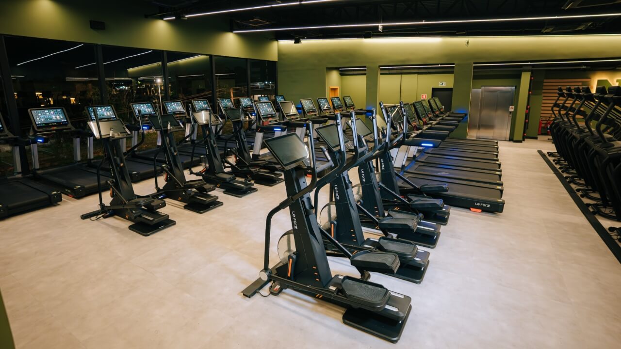 Área de cardio da Nitrogym