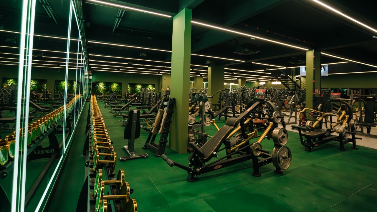 Área de musculação da Nitrogym